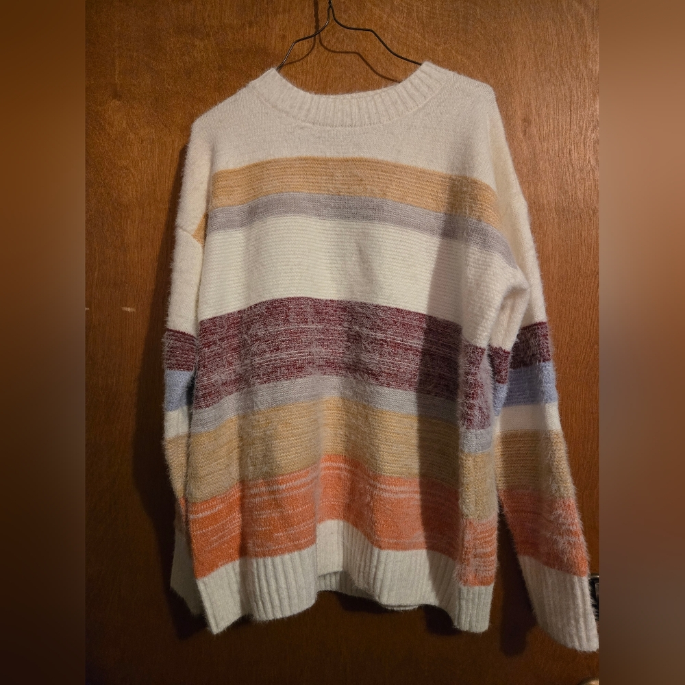 Staccato Long Sleeved Striped Sweater